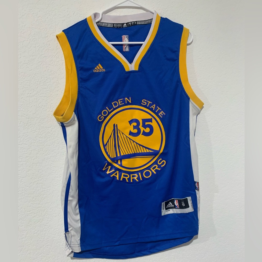 Mens Adidas Small Kevin Durant Golden State Warriors Jersey